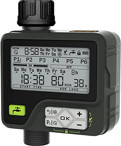 Centralina Irrigazione Giardino Smart: 6 Programmi Indipendenti