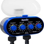 Timer Valvola Sfera per Irrigazione Automatica Giardino: 2 Tubi di Irrigazione Timer Valvola Sfera per Irrigazione Automatica Giardino: 2 Tubi di Irrigazione